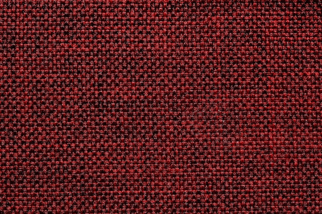 Texture de tissu passionné de couleur rouge