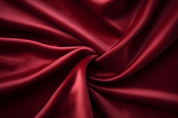 texture de tissu de velours rouge foncé utilisé comme fond de tissu rouge vide fond de doux et lisse
