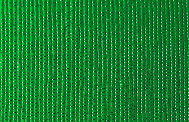 Texture de tissu vert brillant