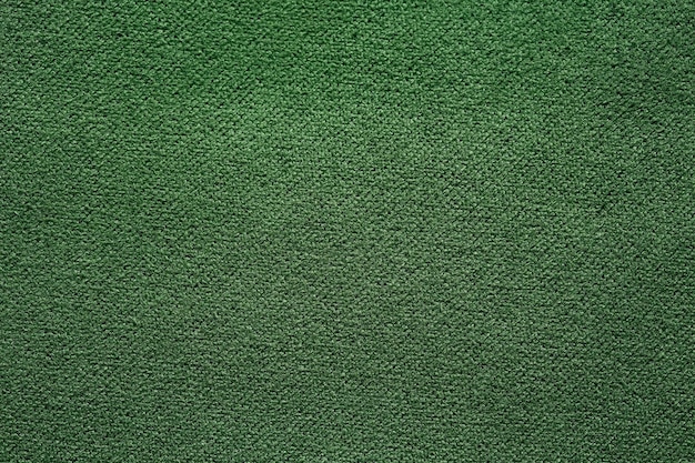 Texture de tissu vert saturé