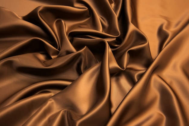 Texture tissu viscose marron.