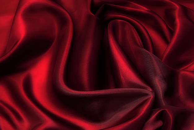 Texture de tissu de viscose rouge. Arrière-plan, motif.