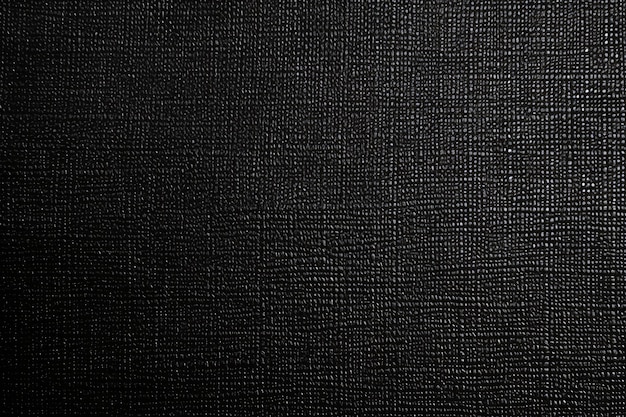 Texture de toile noire Ai générative