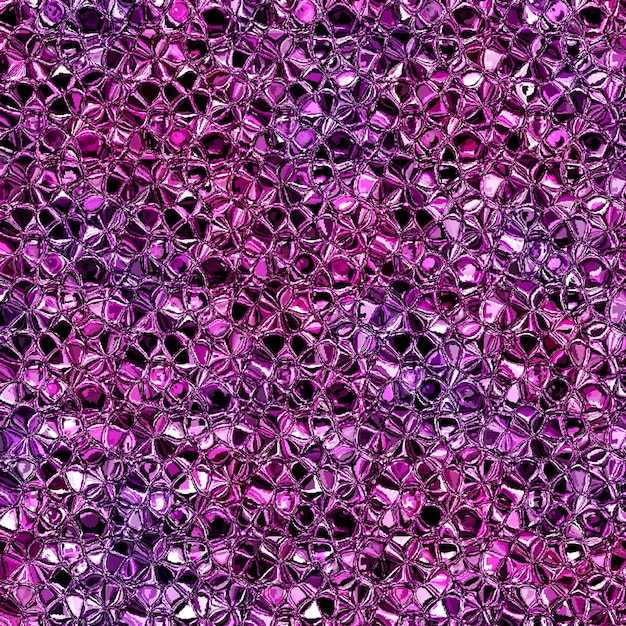 Texture transparente de paillettes dans les tons roses et violets