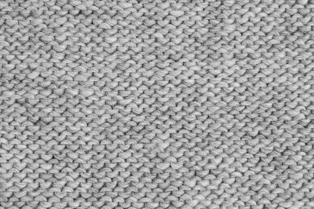 Texture tricotée gris