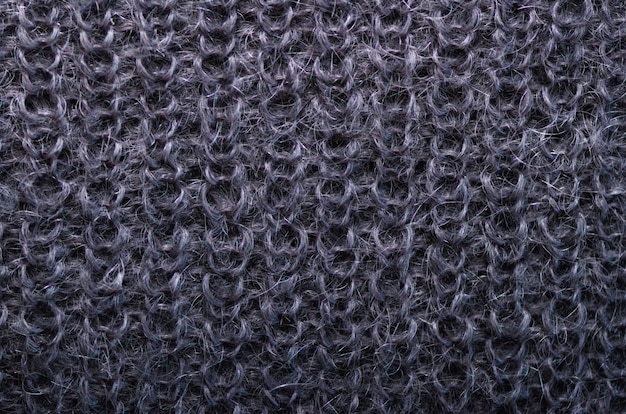 Texture tricotée. Tissu à motifs en laine. Fond, espace de copie