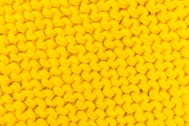 Texture à tricoter pour la couleur jaune