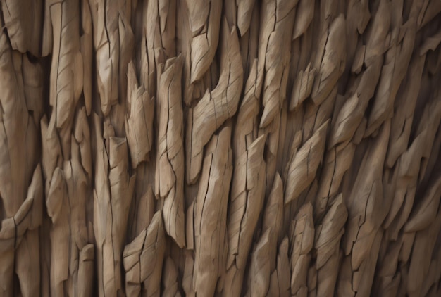 La texture d'un tronc d'arbre vient d'un tronçon d'arbres.