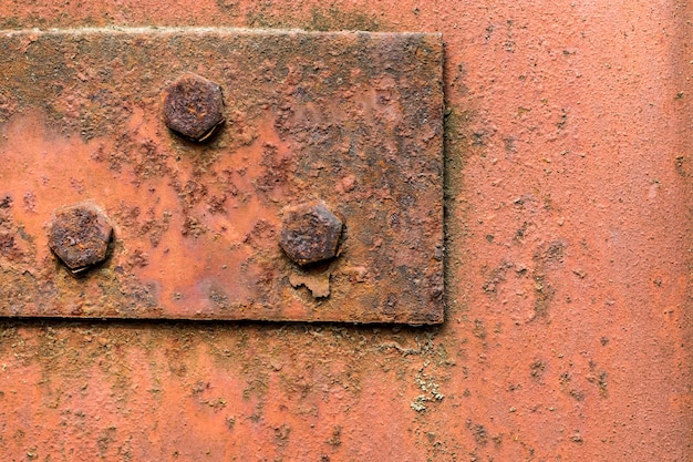 La Texture De La Vieille Plaque De Métal Rouillé.