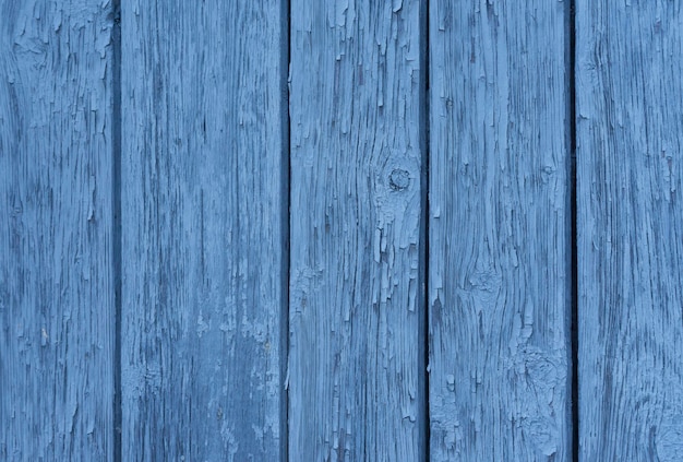 Texture de vieilles planches de bois bleu