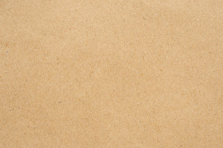 Photo texture de vieux papier en carton brun recyclé