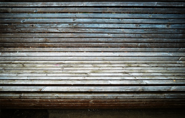 Photo texture vintage de fond de banc de parc