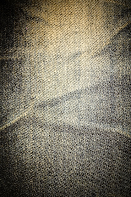 Texture vintage de jeans bleus.