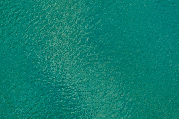 Texture vue aérienne de la mer turquoise avec des ondulations