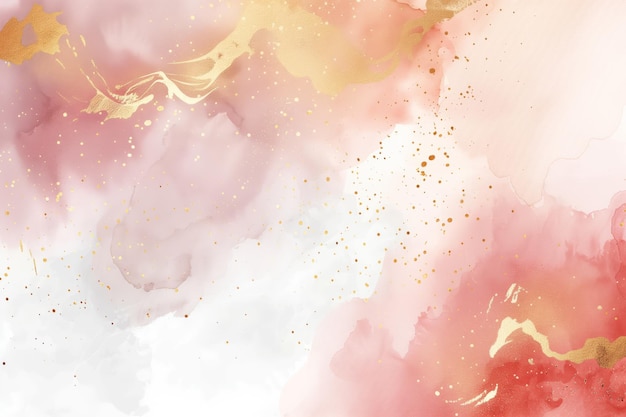 Textures d'aquarelle avec des taches d'or