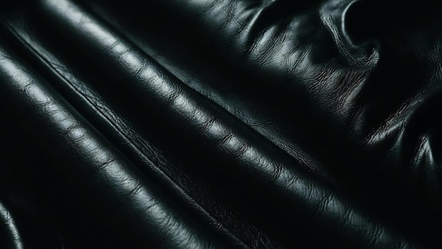 Textures de cuir noir