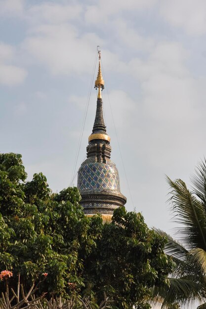 Thaïlande, Chiang Mai, Temple de Ket Karam (Wat Ket Karam), ornements de toit