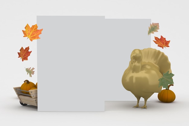 Thanksgiving Flyers recto en fond blanc