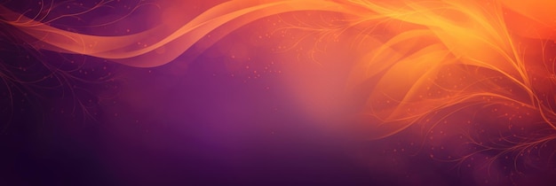 Thanksgiving Vibes Fond orange et violet avec des couleurs dégradées, parfait pour un site Web élégant