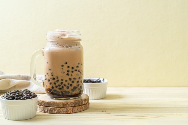 Thé au lait de Taiwan avec des bulles