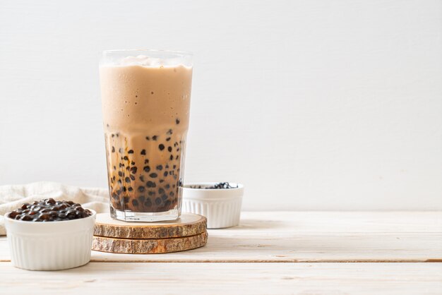 Thé au lait de Taiwan avec des bulles