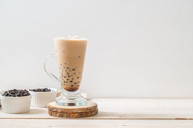 Thé au lait de Taiwan avec des bulles