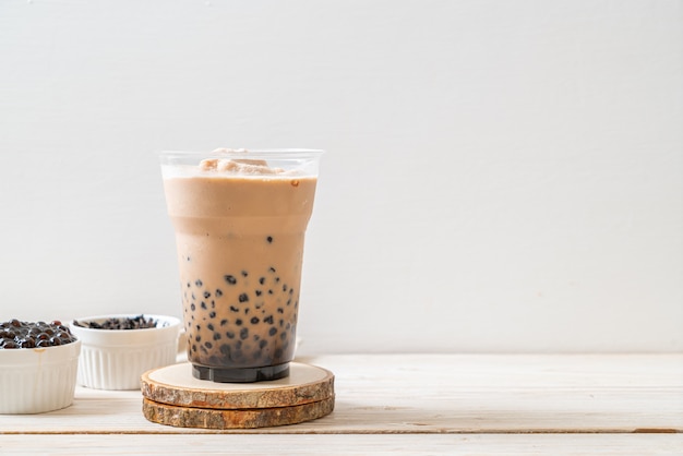 Thé au lait de Taiwan avec des bulles