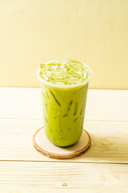 thé vert matcha glacé