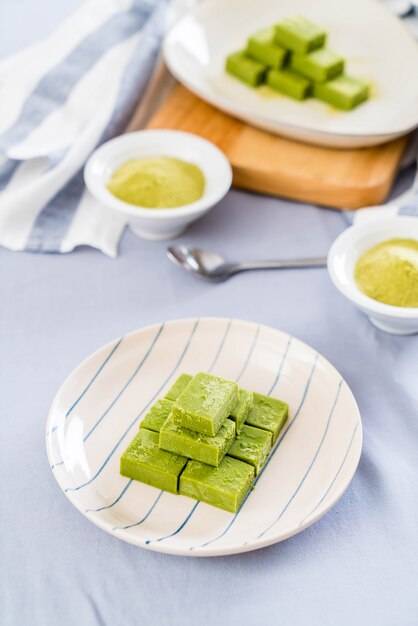 thé vert moelleux au chocolat