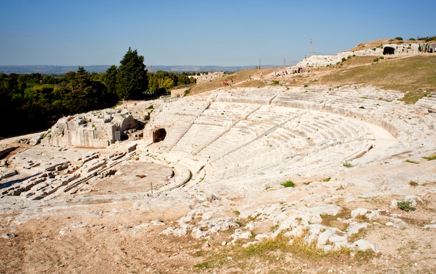 Théâtre grec, Neapolis of Syracuse en Sicile