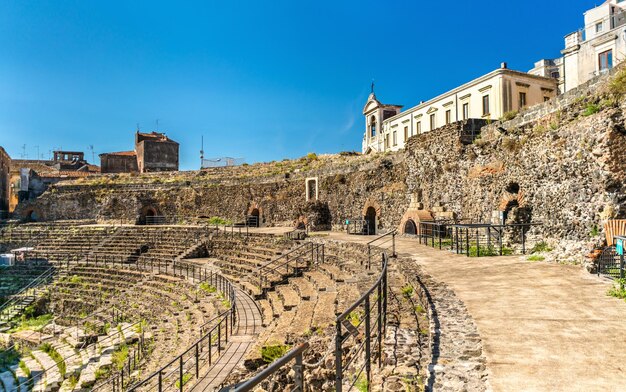 Théâtre gréco-romain de Catane en Sicile, Italie