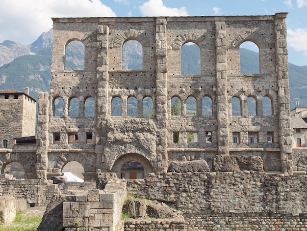 Théâtre romain d'Aoste