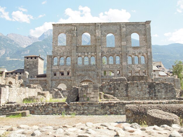 Théâtre romain d'Aoste