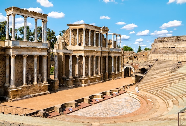 Le théâtre romain de Mérida, patrimoine mondial de l'UNESCO en Espagne