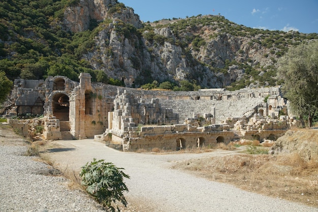 Théâtre de la ville antique de Myra à Demre Antalya Turkiye