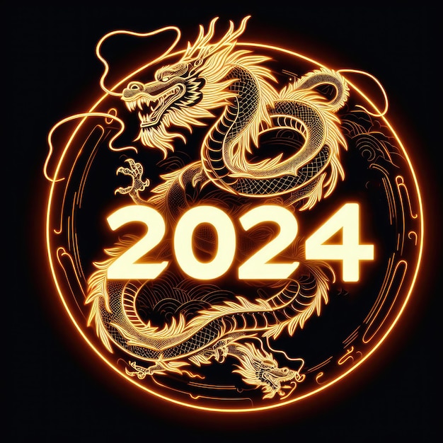 Le thème de l'année du dragon 2024 avec l'IA générative