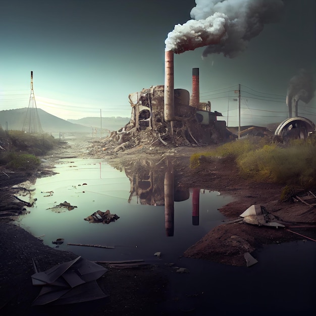 Le thème de la pollution environnementale IA générative
