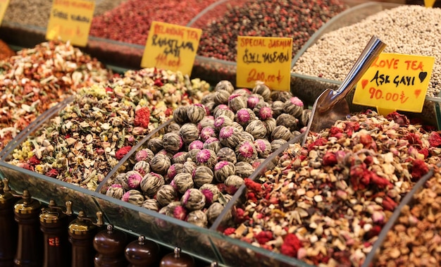 Thés de Bazar aux Épices Istanbul