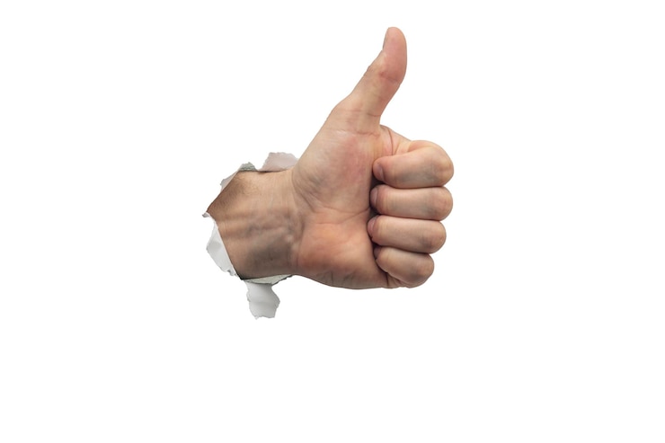 Photo thumbs up