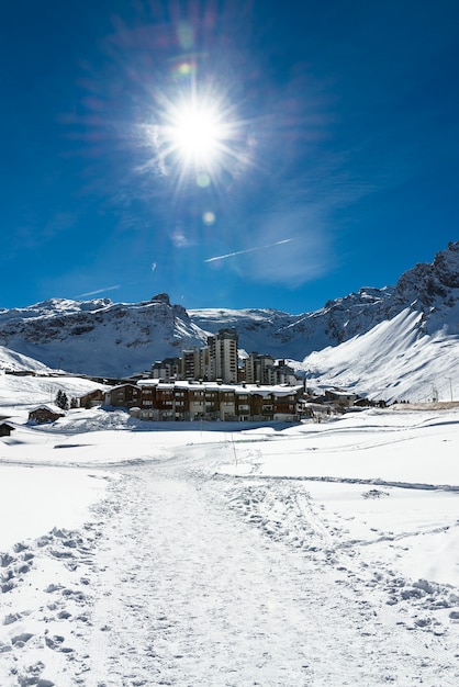 Photo tignes, alpes, france