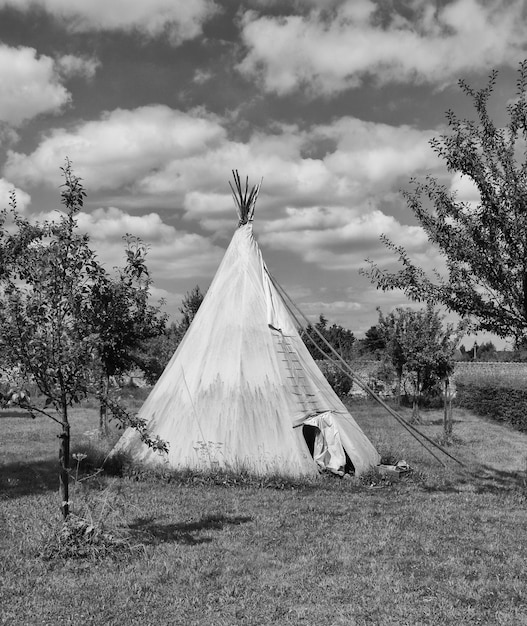 Photo le tipi indien