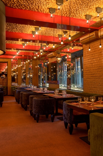 Tir intérieur du restaurant