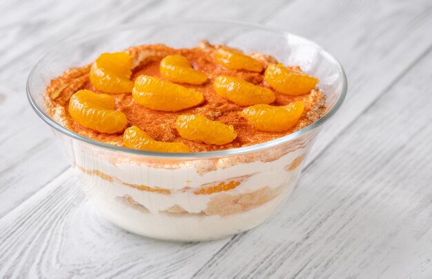 Le tiramisu mandarin à l'orange