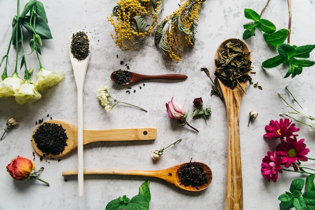 Photo tisane à la beauté et à la santé