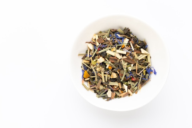 Tisane sur un tableau blanc