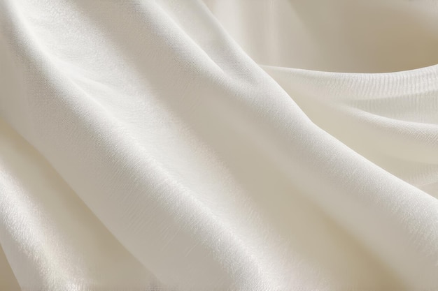 tissu blanc avec un fond blanc et une feuille blanche qui dit non