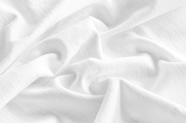 tissu blanc naturel texture de lin pour la conception tissu en sac texturé toile pour l'arrière-plan ou l'arrière-plan L'image a une faible profondeur de champ