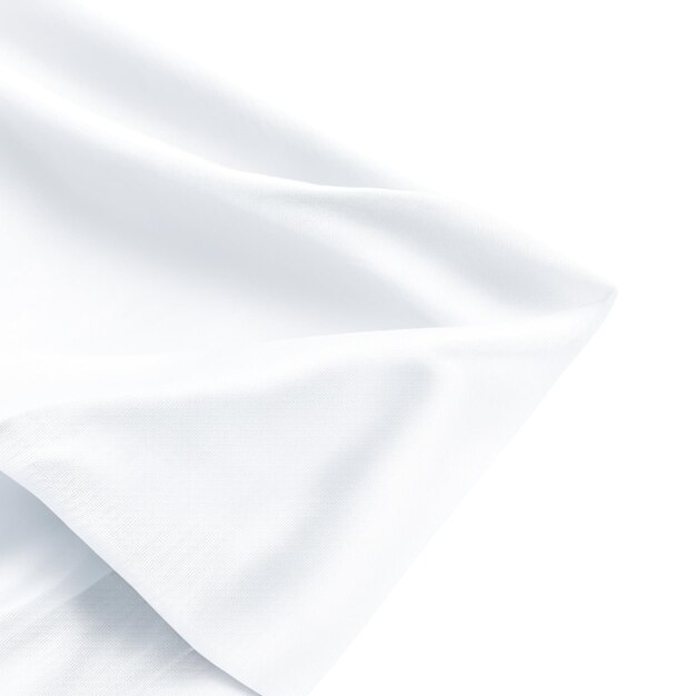 tissu blanc ridé tissu de soie coton cuir motif d'onde douce fond de texture