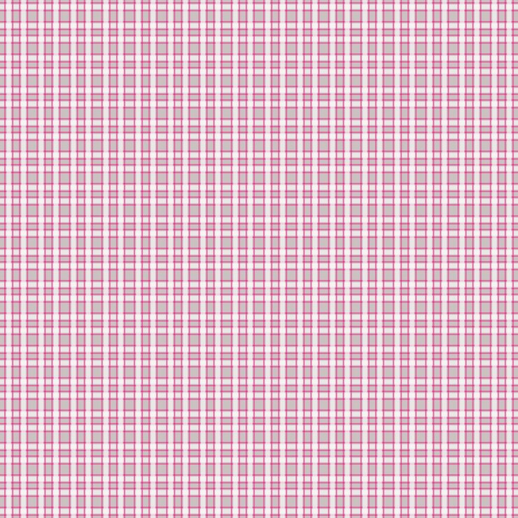 Photo tissu à carreaux rose avec un fond blanc.