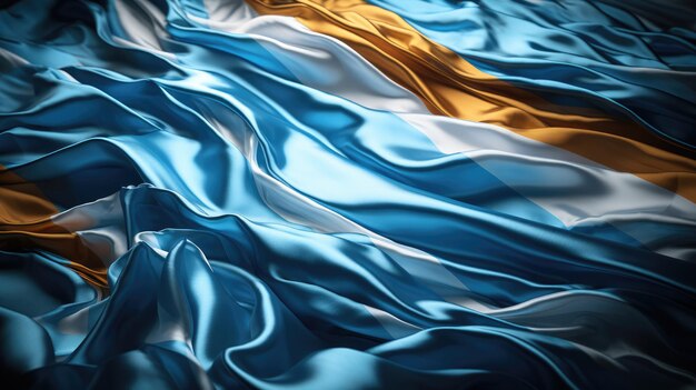 Tissu du drapeau argentin